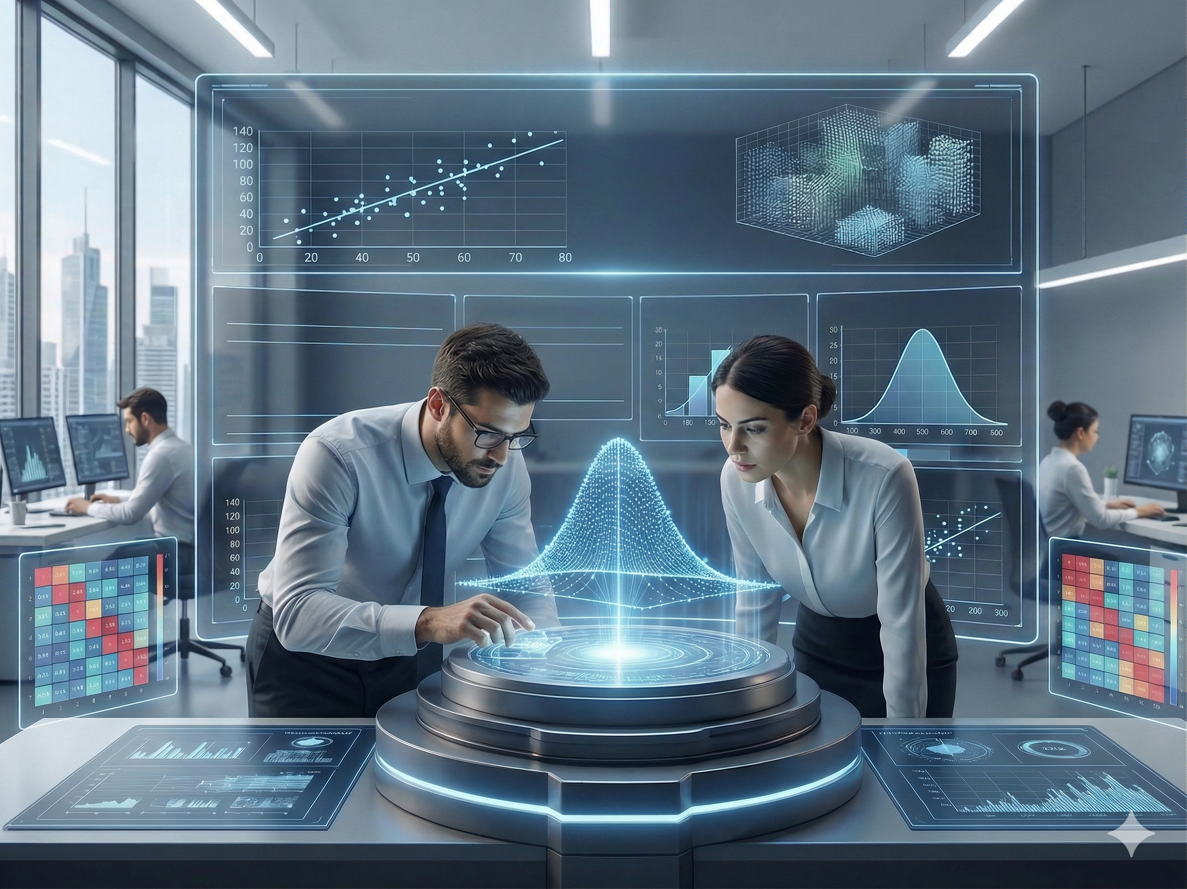 Premium istatistik danışmanlığı dashboard görseli